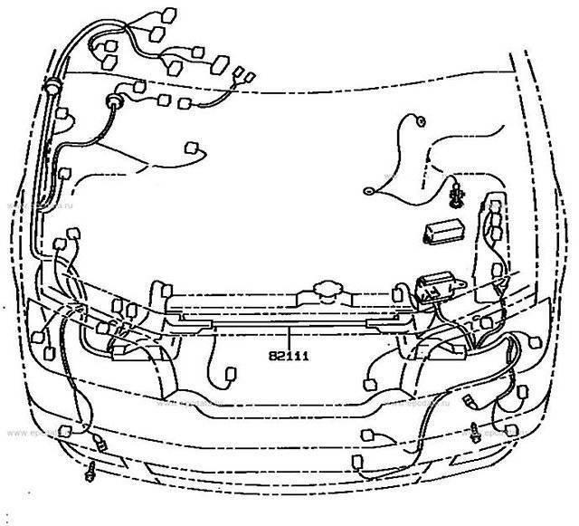 Схема электропроводки тойота виста sv40